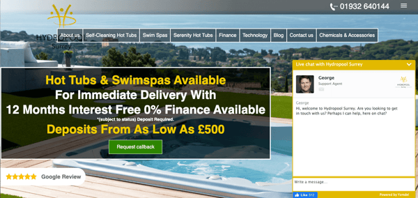 Hydropool Hot tubs and spas online