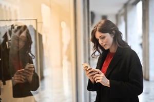 shopping on mobile